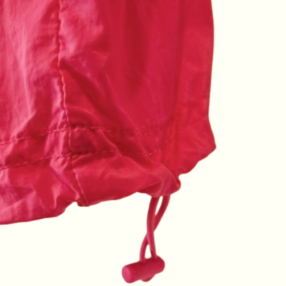 Hot Pink Windbreaker Jacket Athleisure Model Off Duty Y2K Sporty Chic Oversized - Picture 6 of 11